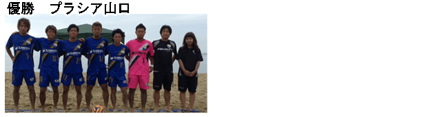 中国ビーチサッカーリーグ２０１４優勝　Pracia Yamaguchi
